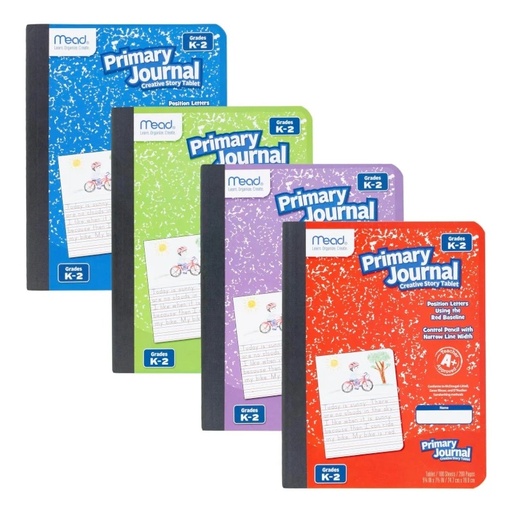 CUADERNO COSIDO 200 PAG PRIMARY JOURNAL K2