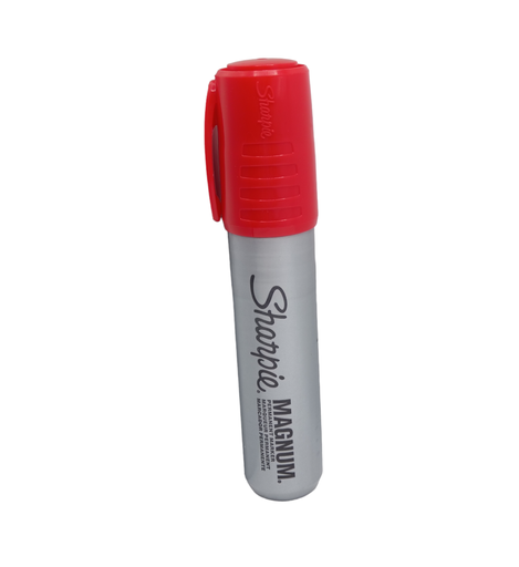 Marcador Permanente Sharpie Magnum Roja