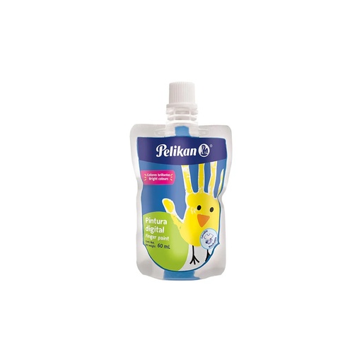 PINTURA P DEDOS 60 ML AZUL PELIKAN