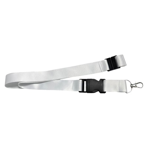 CORDON PARA CARNET LANYARD PLANO 3/4 BLANCO SMARTY