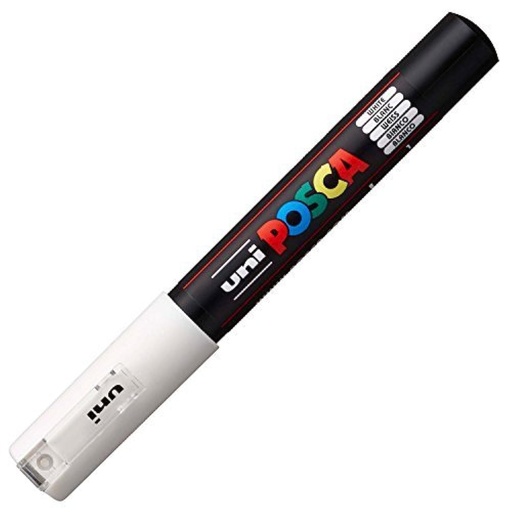POSCA MARCADORES PUNTA MED BLANCA
