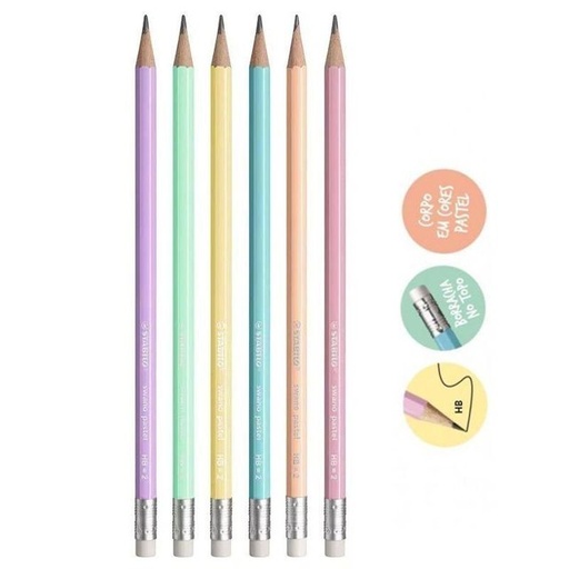 LAPIZ SWANO PASTEL AZUL HB2 STABILO