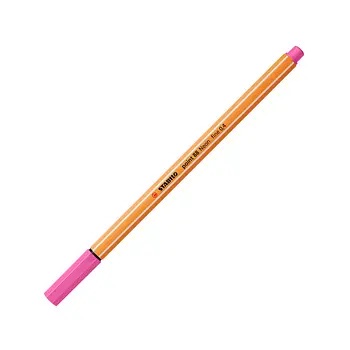 MARCADOR PUNTA FINA 0.4 POINT 88 STABILO ROSADO