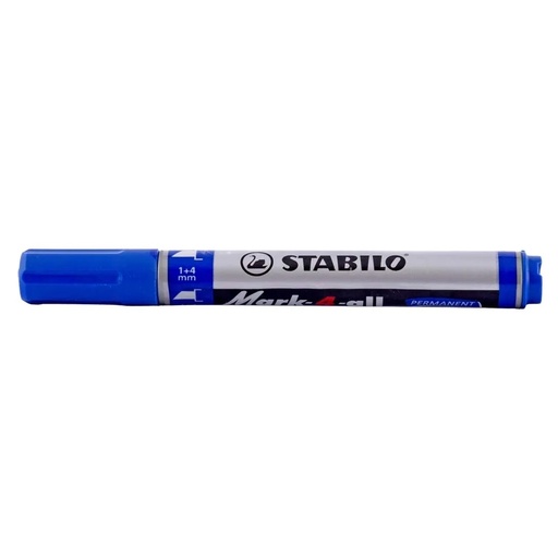 MARCADOR PERMANENTE AZUL STABILO