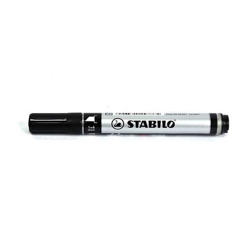 MARCADOR PERMANENTE NEGRO STABILO