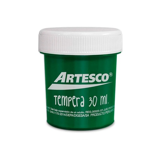 TEMPERA 30 ML VERDE ARTESCO