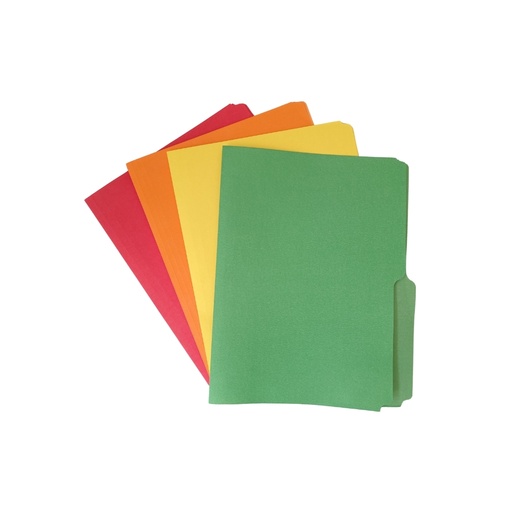 Folder manila 8.5 x 11 Ampo de Colores