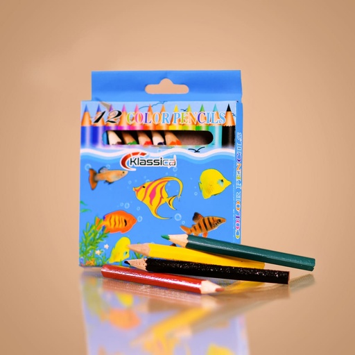 Lapiz a color corto pointer / 12 en 1