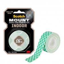 SCOTCH CINTA DOBLE CARA INTERIOR 3M 1X55YDAS