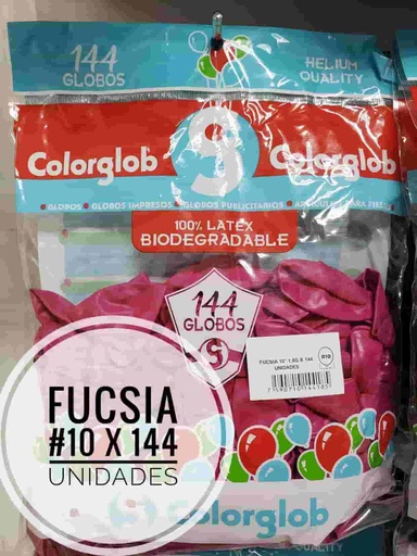 Globos No. 9 Pastel (Paquete 144 uds)