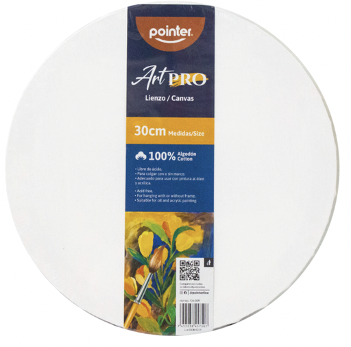 POINTER CANVA/LIENZO 12" REDONDA