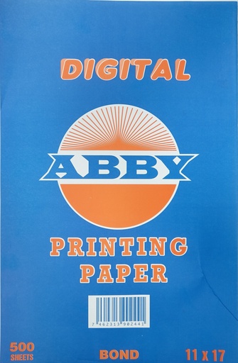 Resma Papel Abby Azul 11 x 17